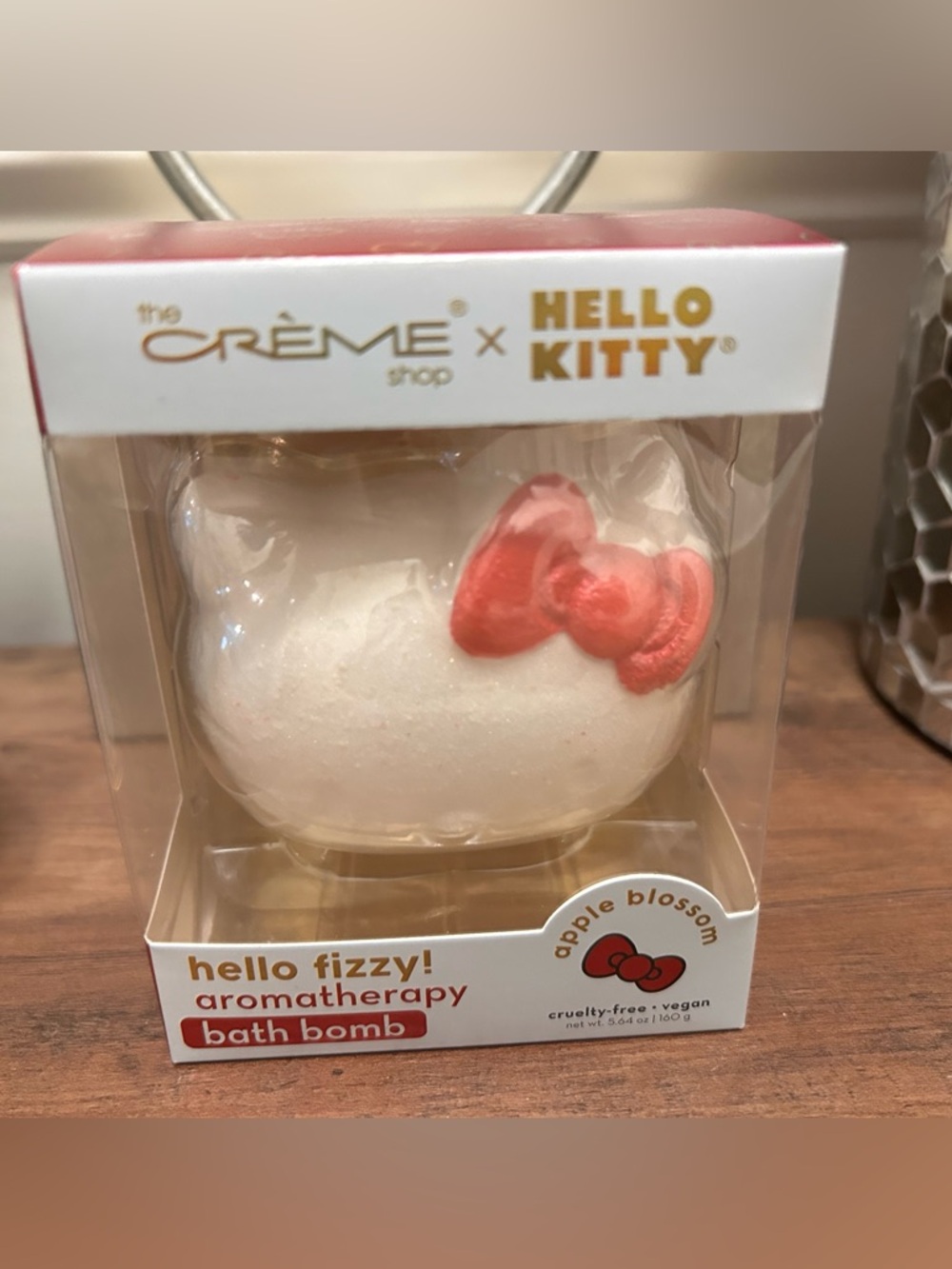 The Crème Shop x Hello Kitty Apple Blossom Bath Bomb - Picture 3 of 3